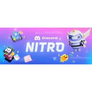 Discord Nitro - 1 Month Trial Subscription Gift (ONLY FOR NEW ACCOUNTS THAT MUST BE AT LEAST A MONTH OLD)