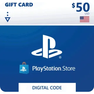 PSN Card 50 USD - PlayStation Network USA