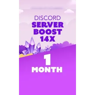14 Server Boost Discord 1 Month