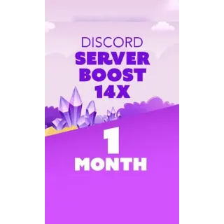 14 Server Boost Discord 1 Month