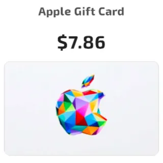 $7.86 Apple Gift Card | Locked US Only