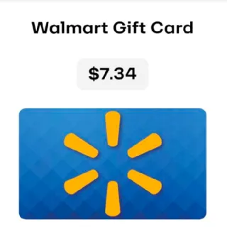 Digital Item | $7.34 Walmart Gift Card | US | Instant Delivery