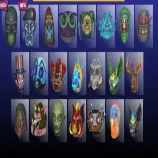 ALL 21 GLOWING MASK