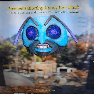 GLOWING HONEY BEE MASK