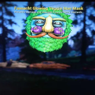 GLOWING VEGGIE MAN MASK