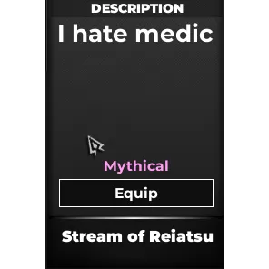 Stream Of Reiatsu | Type Soul | Type://Soul