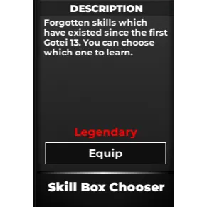 SkillBox Chooser | Type Soul | Type://Soul