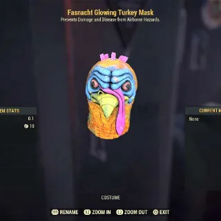 Glowing Turkey Mask