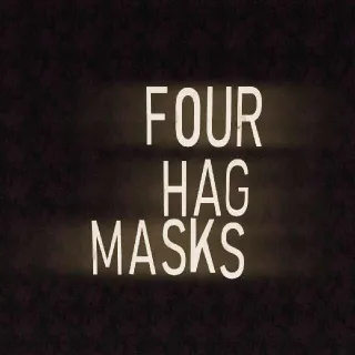 Four FASNACHT HAG MASKS