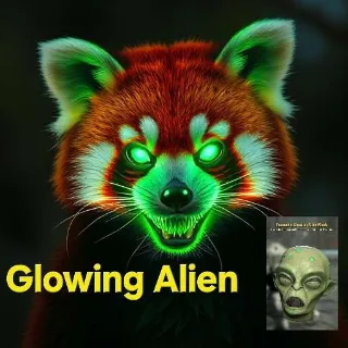 Glowing Alien