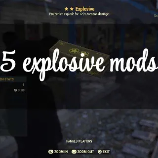 5x Explosive Mods