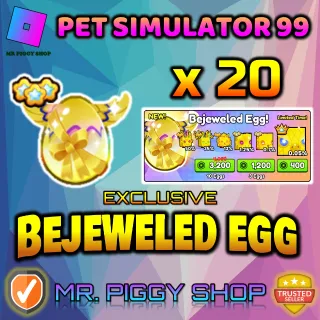 Bejeweled egg 20x