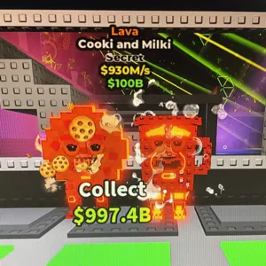 lava cookie and milky