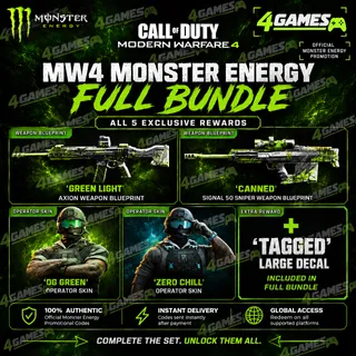 Modern Warfare 4 - Monster Energy Bundle 