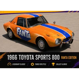 Forza Horizon 6 - 1966 Toyota Sports 800 Fanta Edition - XBOX/PC ⚡️ [𝐅𝐀𝐒𝐓 𝐃𝐄𝐋𝐈𝐕𝐄𝐑𝐘] ⚡️