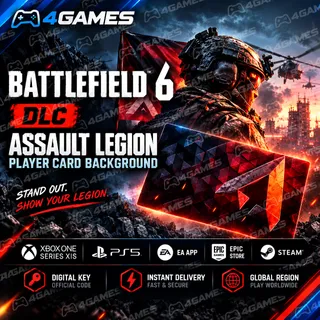Battlefield 6 - ASSAULT LEGION Player Card Background | GLOBAL🌎