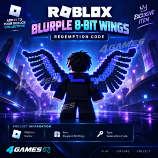 ⚡Roblox Blurple 8-Bit Wings - Discord Quest ⚡