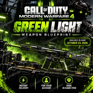 Call of Duty Modern Warfare 4 - Weapon Blueprint Green Light - GLOBAL 🌍
