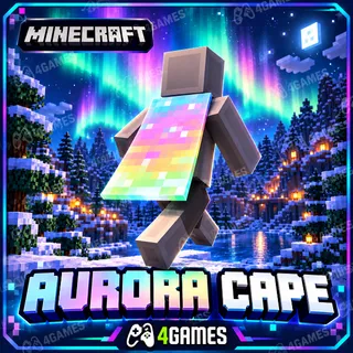 MINECRAFT AURORA CAPE - GLOBAL🌍 ⚡️ [𝐅𝐀𝐒𝐓 𝐃𝐄𝐋𝐈𝐕𝐄𝐑𝐘] ⚡️