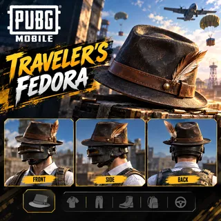 PUBG Mobile - Traveler’s Fedora 