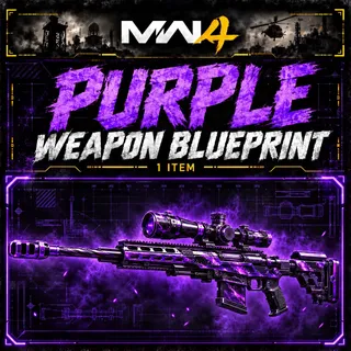 Call of Duty: MW4 - Purple Weapon Blueprint 
