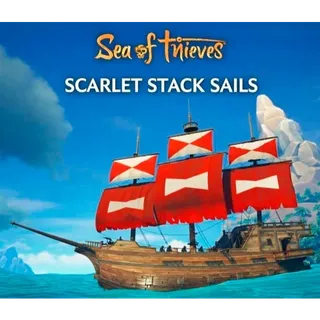 Sea of thieves Scarlet Stack Sails Skin