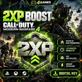 CALL OF DUTY: MODERN WARFARE 4 - 15 MIN 2XP Boost