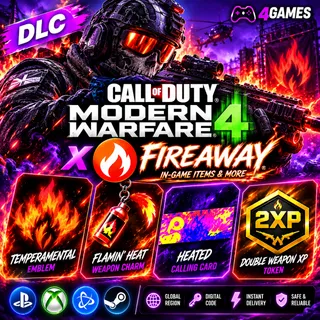 Call of Duty Modern Warfare 4 x Fireaway Pizza