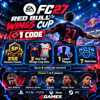 EA SPORTS FC 27 RED BULL WINGS CUP CODE