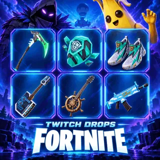 FORTNITE - TWITCH DROPS | 60+ ITEMS