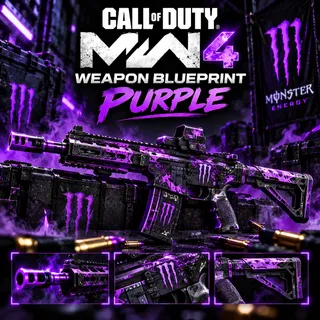 Call of Duty: MW4 - Purple Weapon Blueprint 