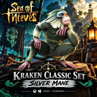 Sea of Thieves Kraken Classic Set Silver Mane