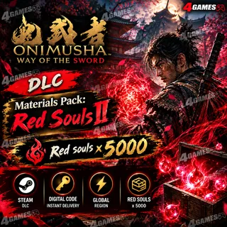 Onimusha: Way of the Sword | DLC | Materials Pack: Red Souls II