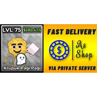 5x Phantom Krupuk Pagi Pagi | Max Level | 280.4 T/s | Kick a Lucky Block