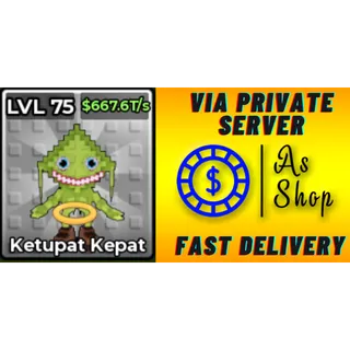 Heavenly Ketupat Kepat | Max Level | 667.6 T/s | Kick a Lucky Block