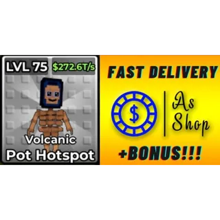 Volcanic Pot Hotspot (Celestial) | Max Level (Kick a Lucky Block)
