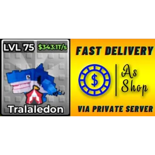 5x Carnival Tralaledon | Max Level | 343.1 T/s | Kick a Lucky Block