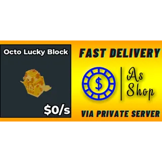 7x Gold Octo Lucky Block
