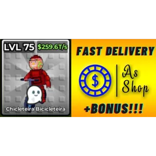Phantom Chicleteira Bicicleteira (Celestial) | Max Level (Kick a Lucky Block)