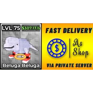 3x Heavenly Beluga Beluga | Max Level | 307.1 T/s | Kick a Lucky Block