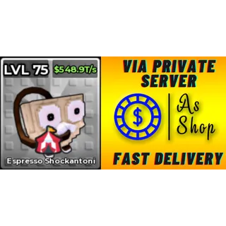 2x Carnival Espresso Shockantoni | Max Level | 548.9 T/s | Kick a Lucky Block