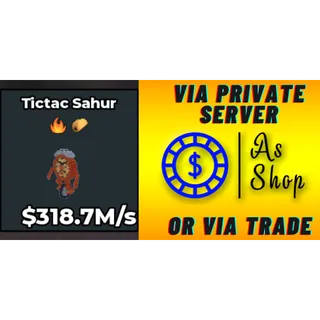 Tictac Sahur | 318.7m/s | Fire, Taco