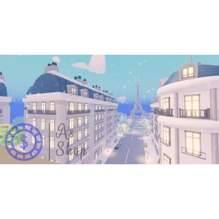 Eiffel Tower Snowy Apartment | House
