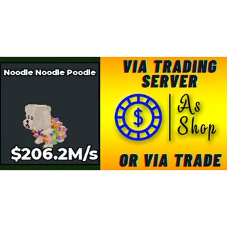 Noodle Noodle Poodle | 206.2m/s