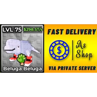  5x Undead Beluga Beluga | Max Level | 298.5 T/s | Kick a Lucky Block