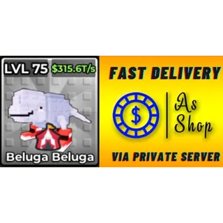 5x Carnival Beluga Beluga | Max Level | 315.6 T/s | Kick a Lucky Block