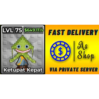 Volcanic Ketupat Kepat | Max Level | 649.1 T/s | Kick a Lucky Block