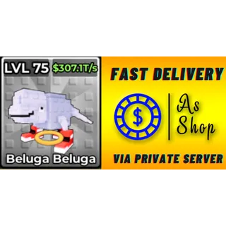 Heavenly Beluga Beluga (Celestial) | Max Level | Kick a Lucky Block