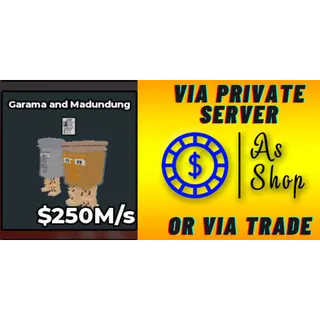 Garama and Madundung | 250m/s | Job