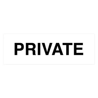 PRIVATE ORDER